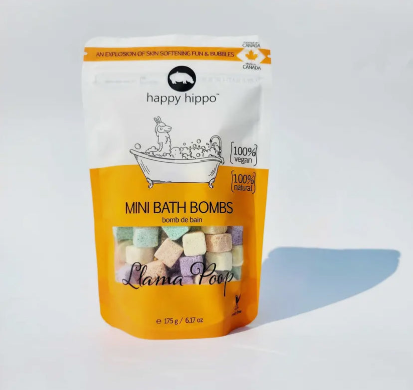 Llama Poop Mini bubble bath bombs